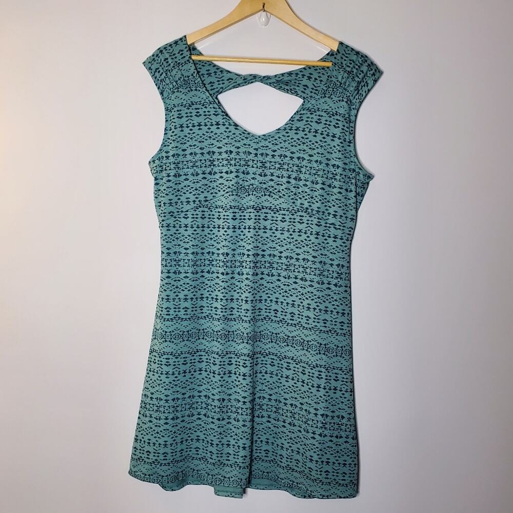 Marmot Teal Patterned Dress